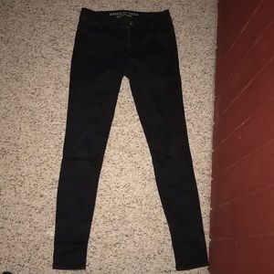 American Eagle black skinny jeans
